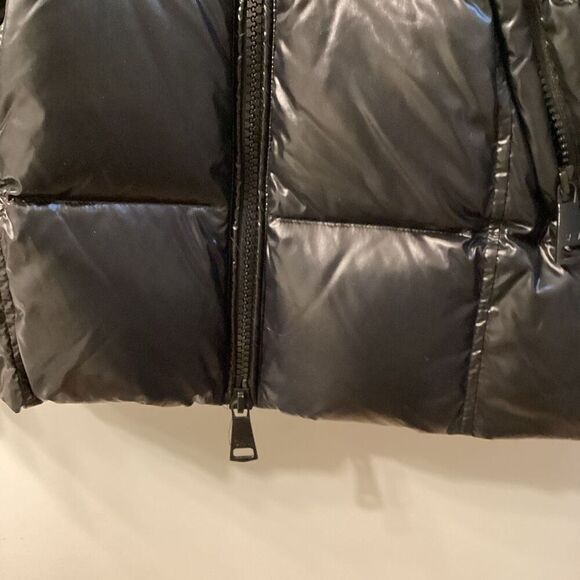 Sam Soho Quilted puffer Hooded Coat In‎ Black Size S - Picture 7 of 16